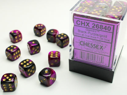Cavola | Chessex D6 Dice 16mm (12 Dice) (Various Colors)