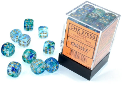 Cavola | Chessex D6 Dice 16mm (12 Dice) (Various Colors)