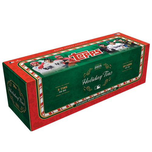 2025 Topps Holiday Baseball 3 Tin Box by Weram - image 1