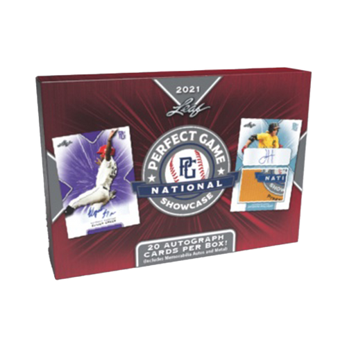 2021 Leaf Perfect Game National Showcase Hobby Box by Weram - image 1