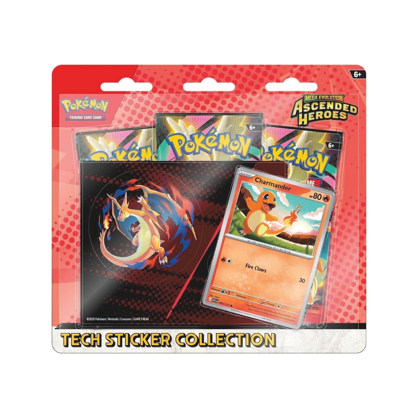 Cavola | Mega Evolution: Ascended Heroes Tech Sticker Collection - Charmander